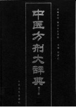 中医方剂大辞典  第11册  索引 封面
