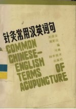 针灸常用汉英词句 封面