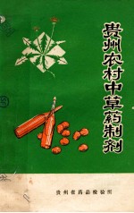 贵州农村中草药制剂 封面
