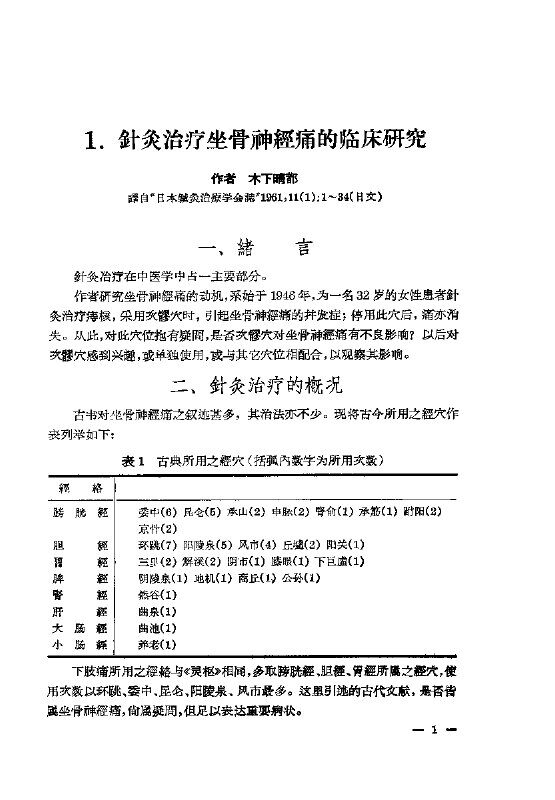 针灸经络专辑  第1辑 封面