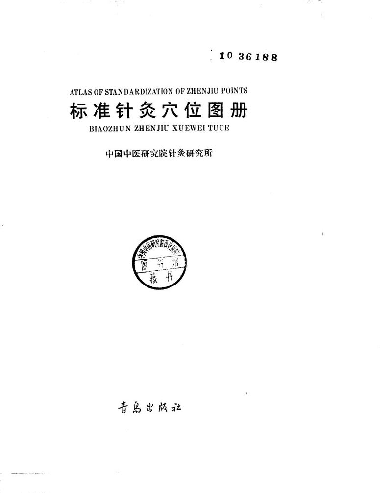 标准针灸穴位图册 封面