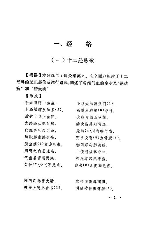 针灸疗法歌诀 封面