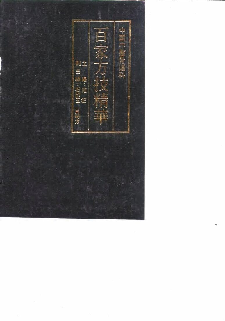 中国中医骨伤科百家方技精华 封面
