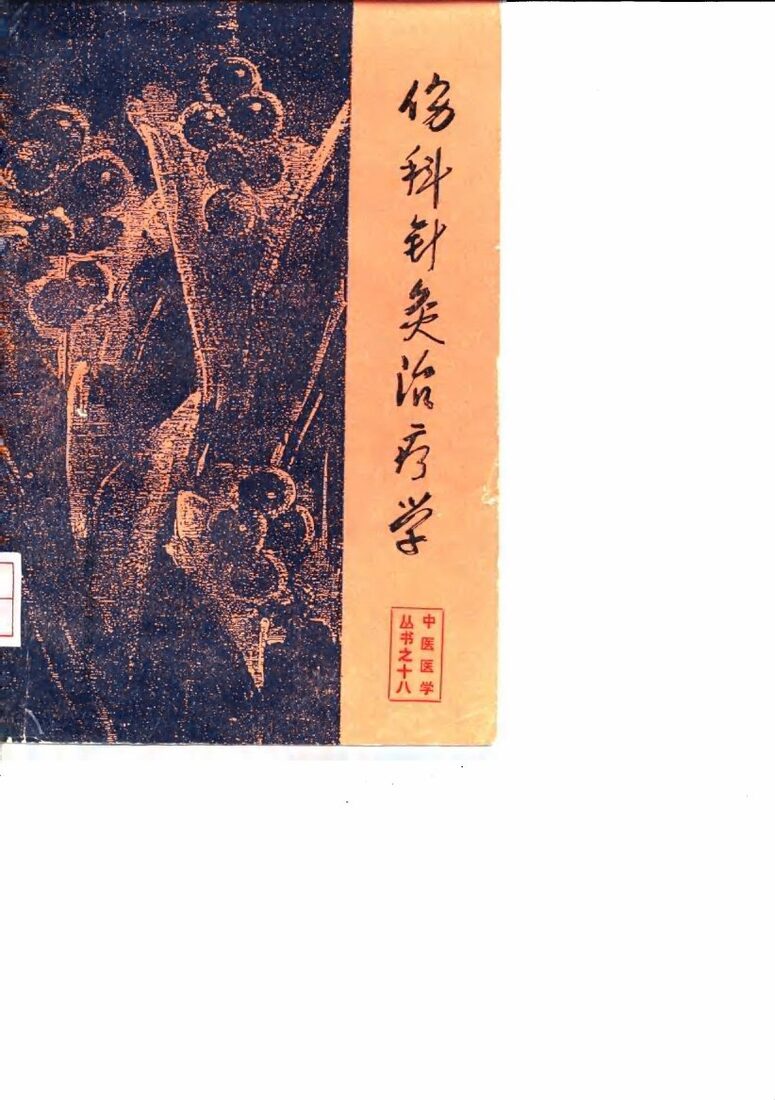 伤科针灸治疗学 封面