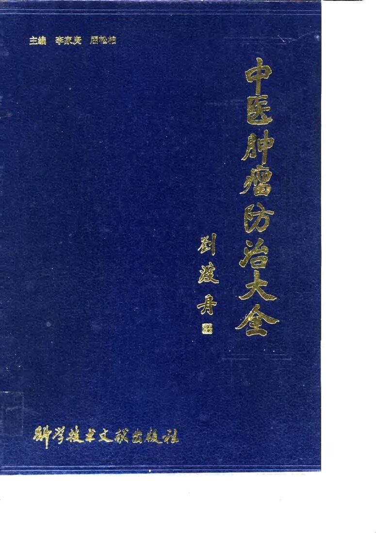 中医肿瘤防治大全 封面
