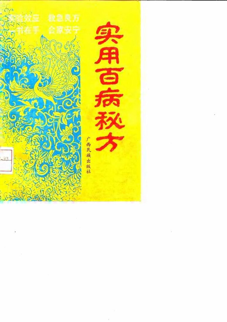 实用百病秘方 封面