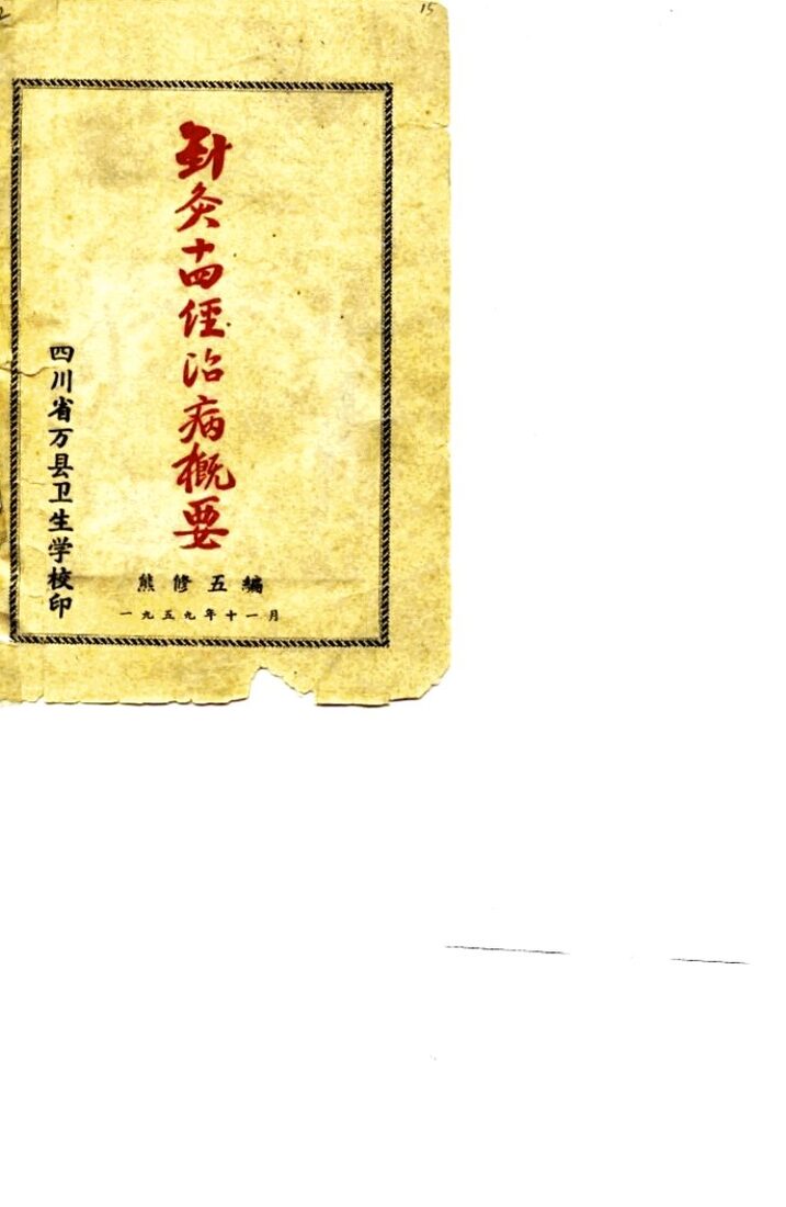 针灸十四经治病概要 封面