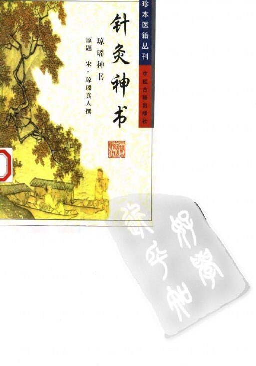 针灸神书  又名，琼瑶神书 封面