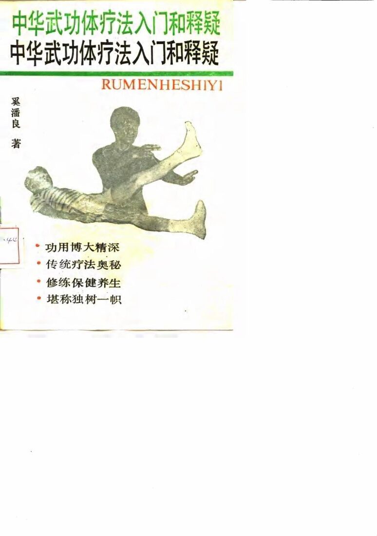 中华武功体疗法入门和释疑 封面