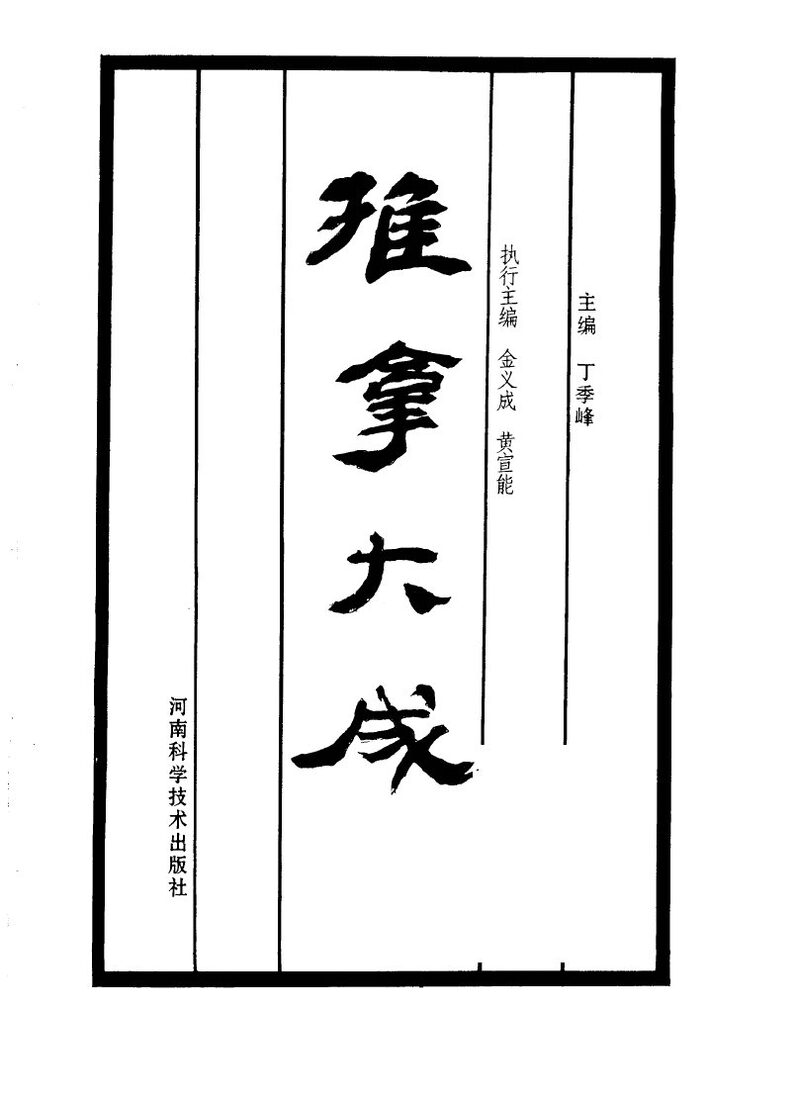 推拿大成 封面