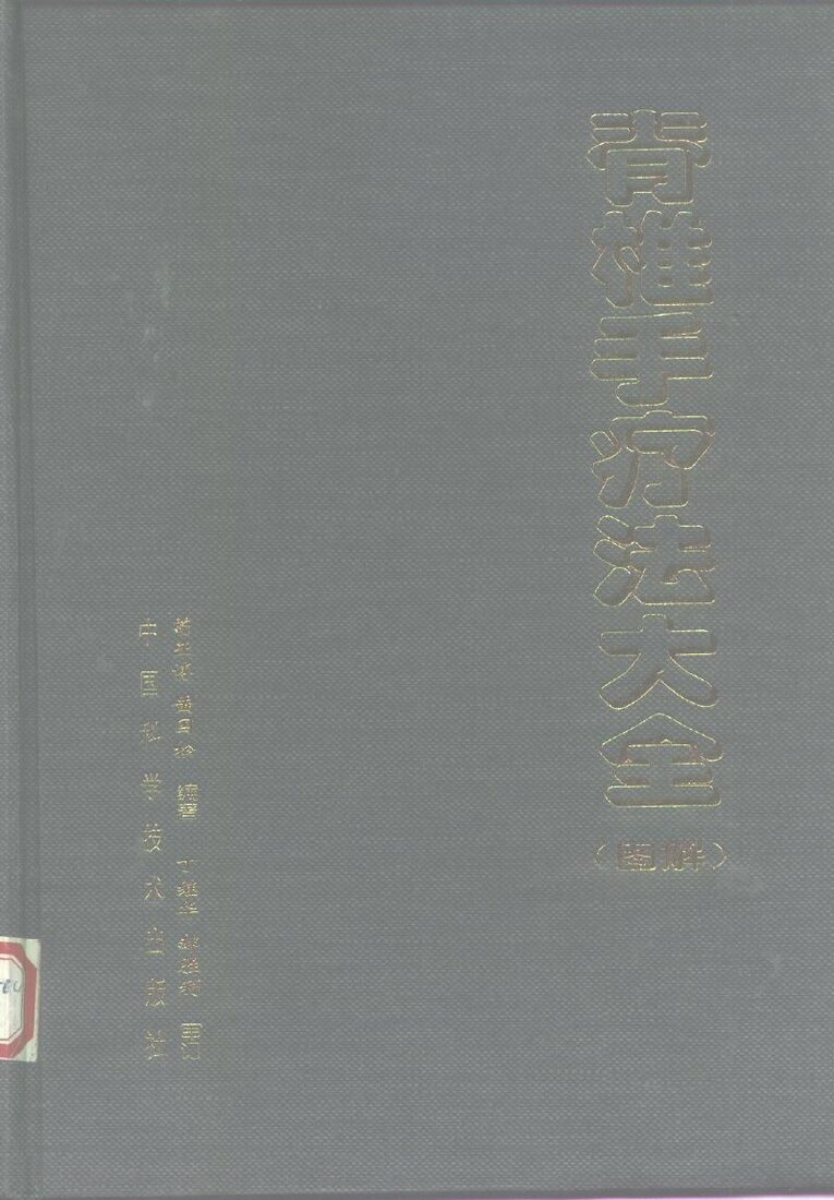 脊椎手疗法大全  图解 封面