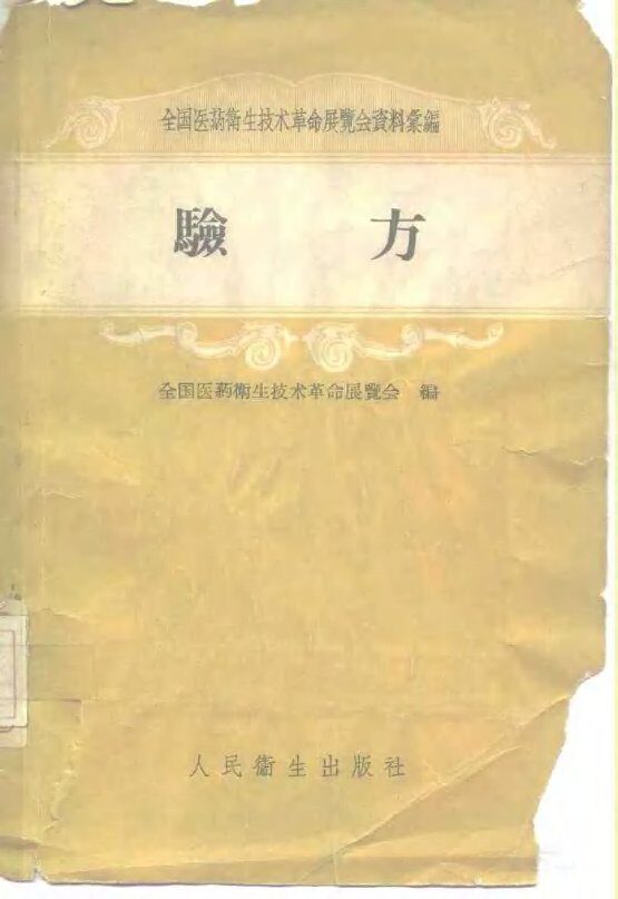 验方 封面