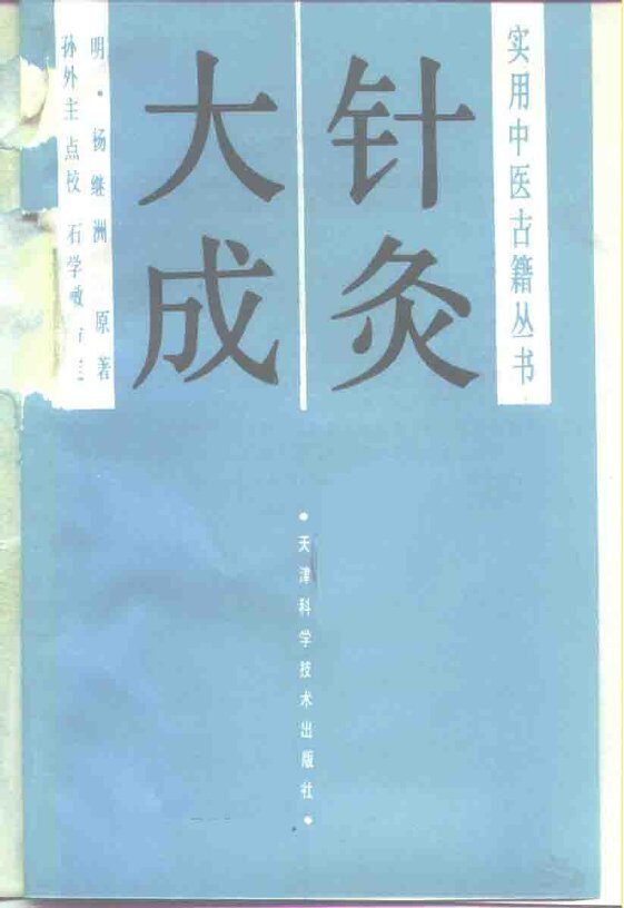 针灸大成 封面