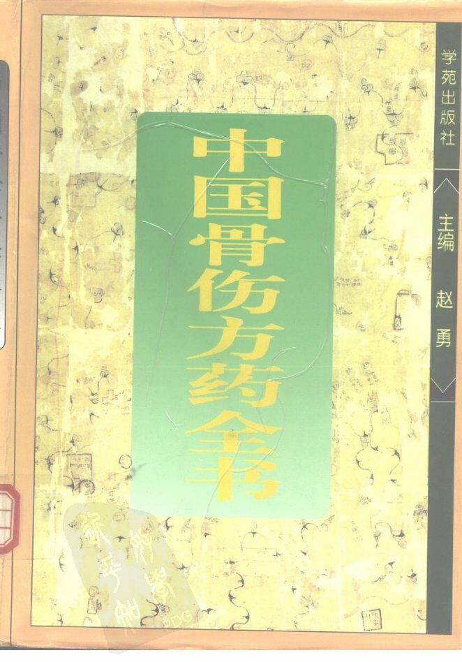 中国骨伤方药全书 封面