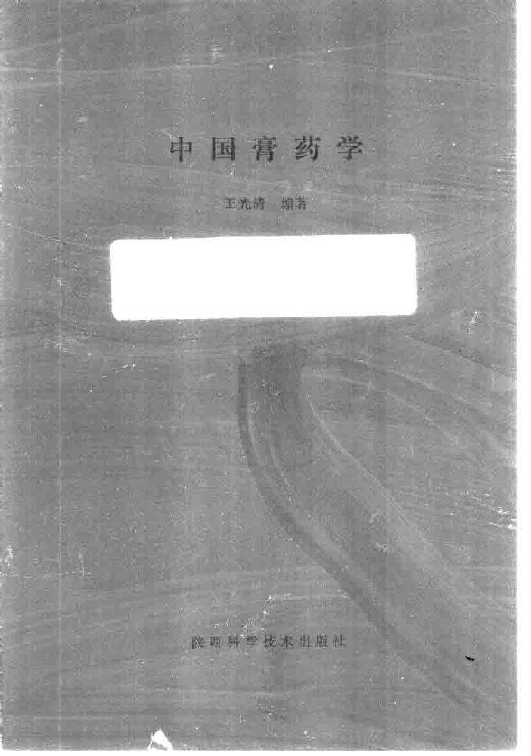 中国膏药学 封面