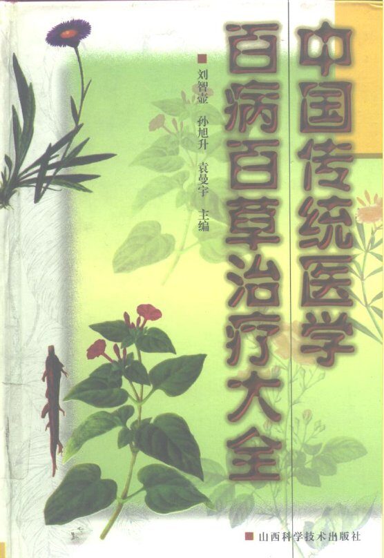 中国传统医学百病百草治疗大全 封面