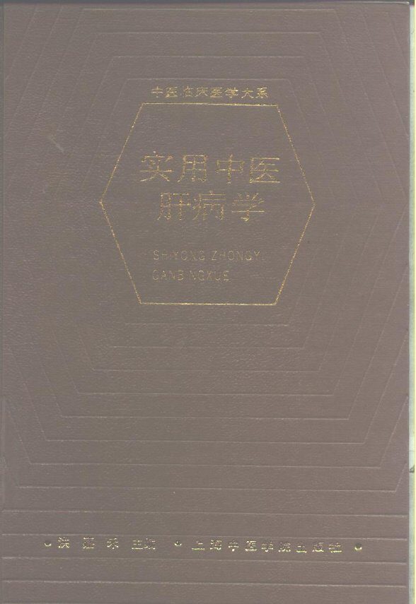 实用中医肝病学 封面