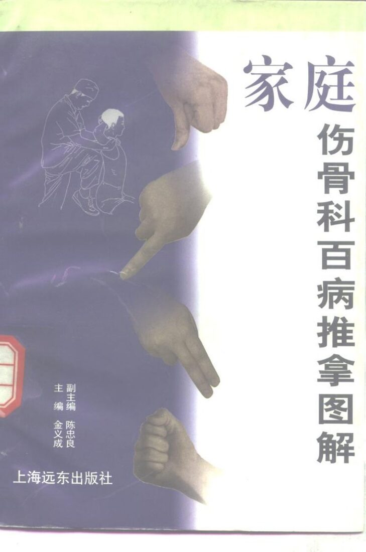 家庭伤骨科百病推拿图解 封面
