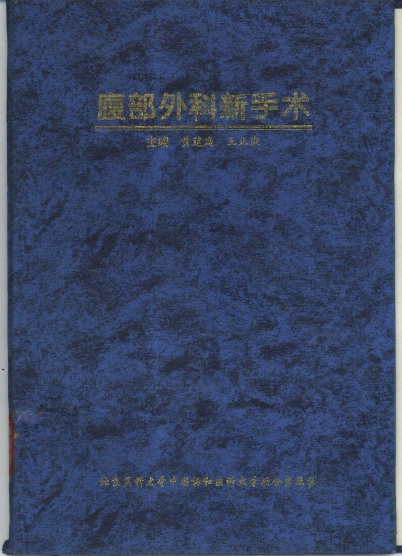 腹部外科新手术 封面