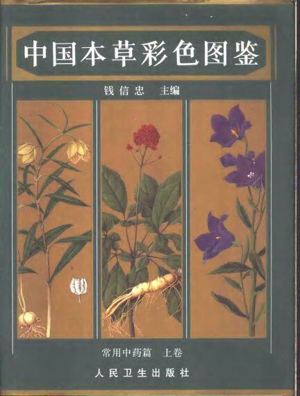 中国本草彩色图鉴  常用中药篇  上 封面
