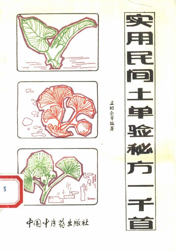实用民间土单验秘方1000首 封面