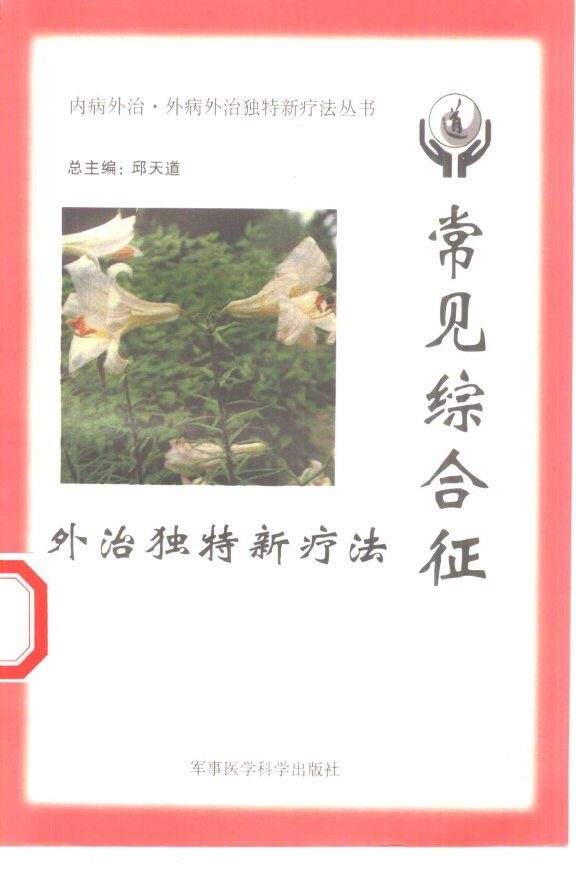 常见综合征外治独特新疗法 封面