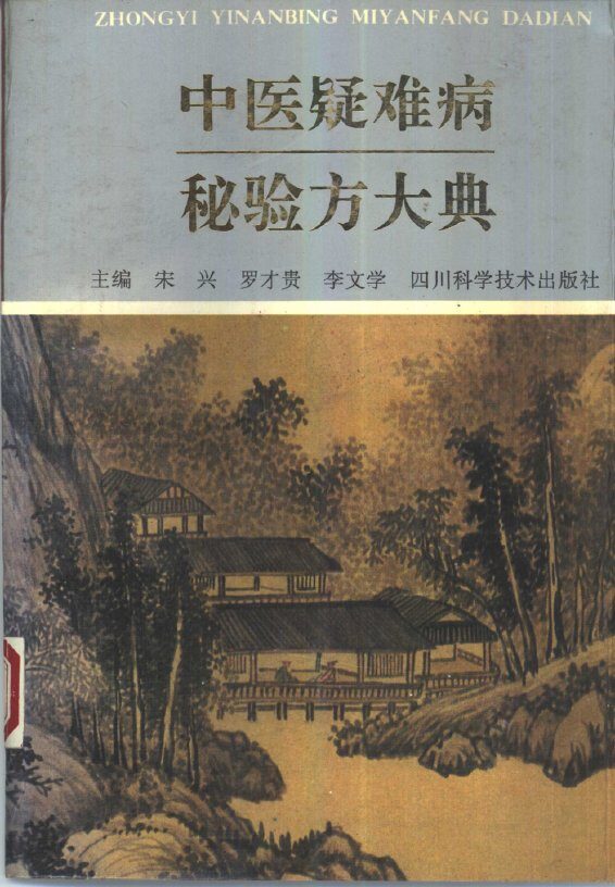 中医疑难病秘验方大典 封面