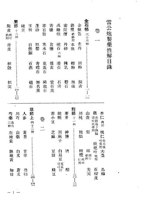 雷公炮制药性解 封面