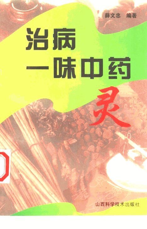 治病一味中药灵 封面