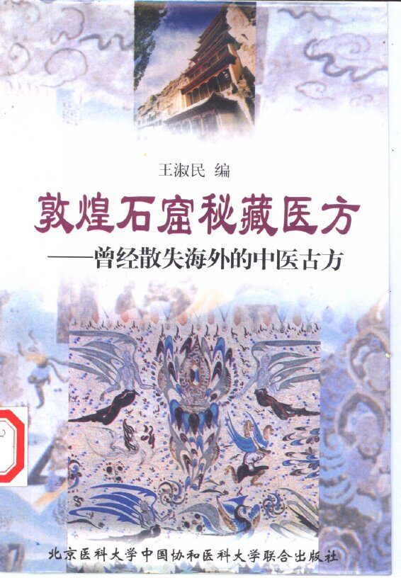 敦煌石窟秘藏医方  曾经散失海外的中医古方 封面