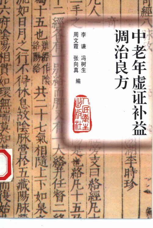 中老年虚证补益调治良方 封面