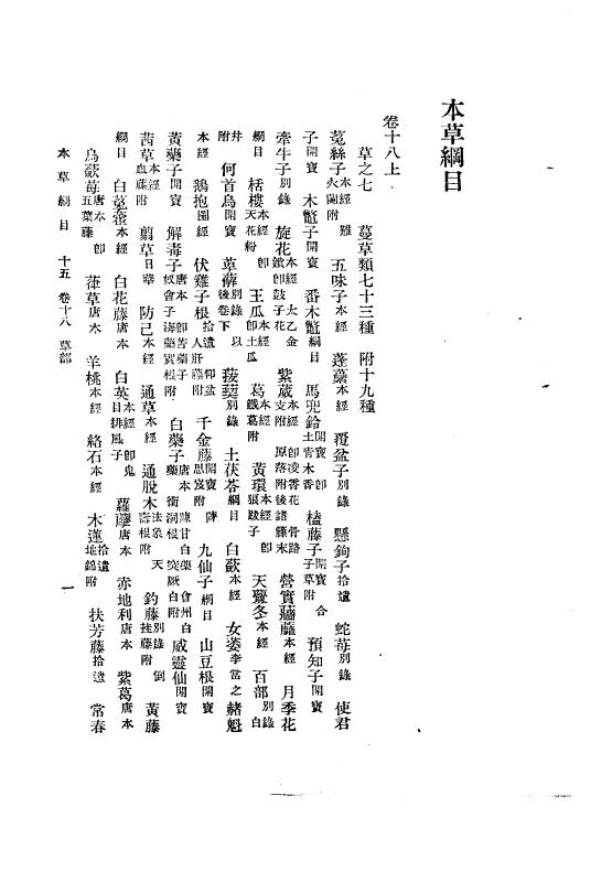 本草纲目  卷20 封面
