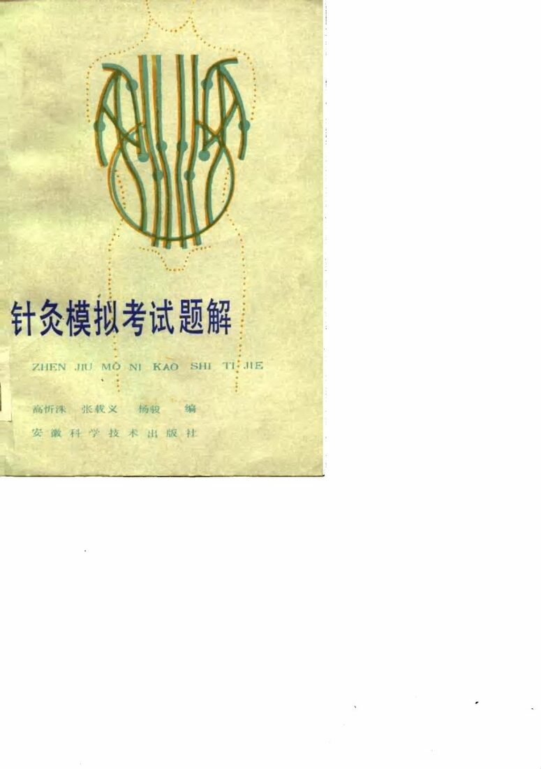 针灸模拟考试题解 封面