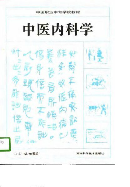 中医内科学 封面