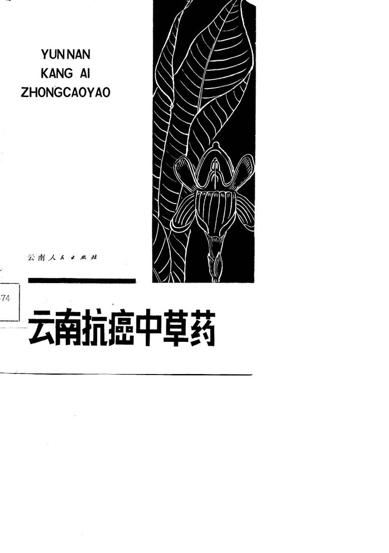 云南抗癌中草药 封面