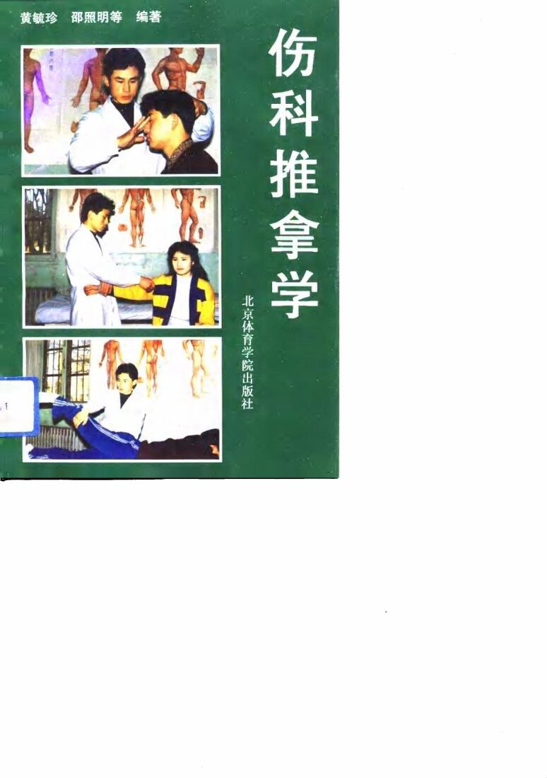 伤科推拿学 封面