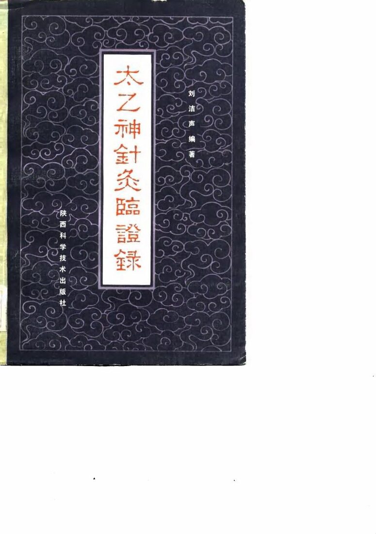 太乙神针灸临证录 封面