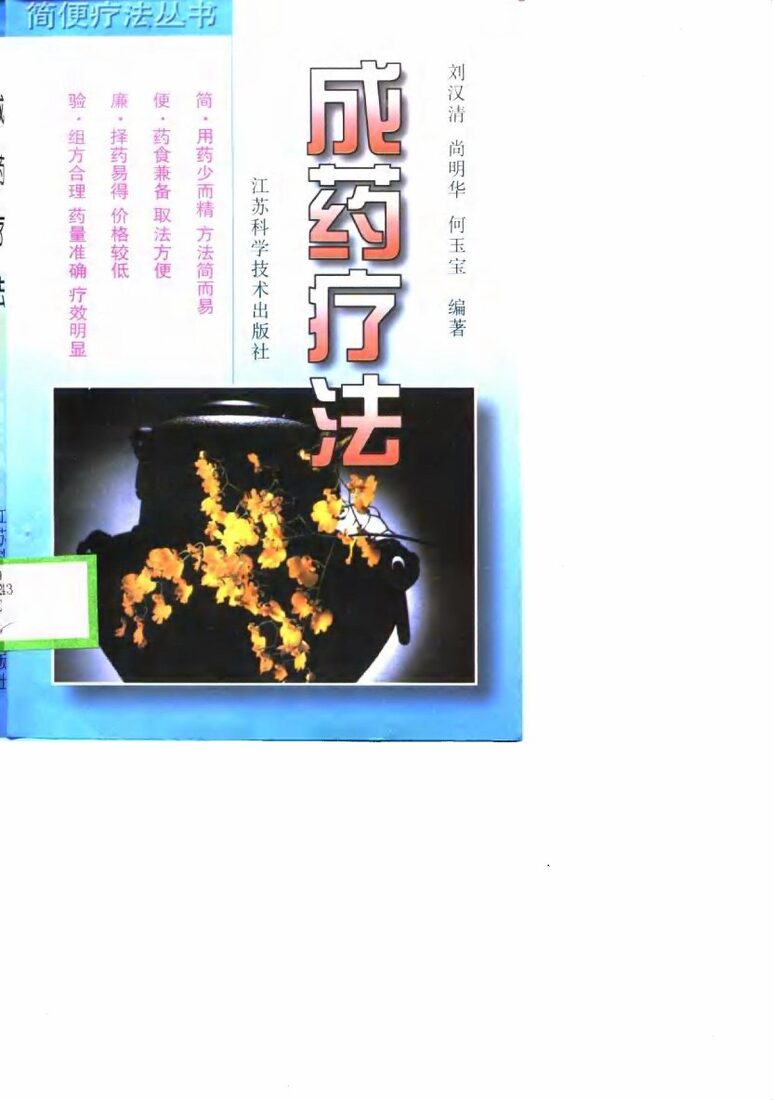 成药疗法 封面
