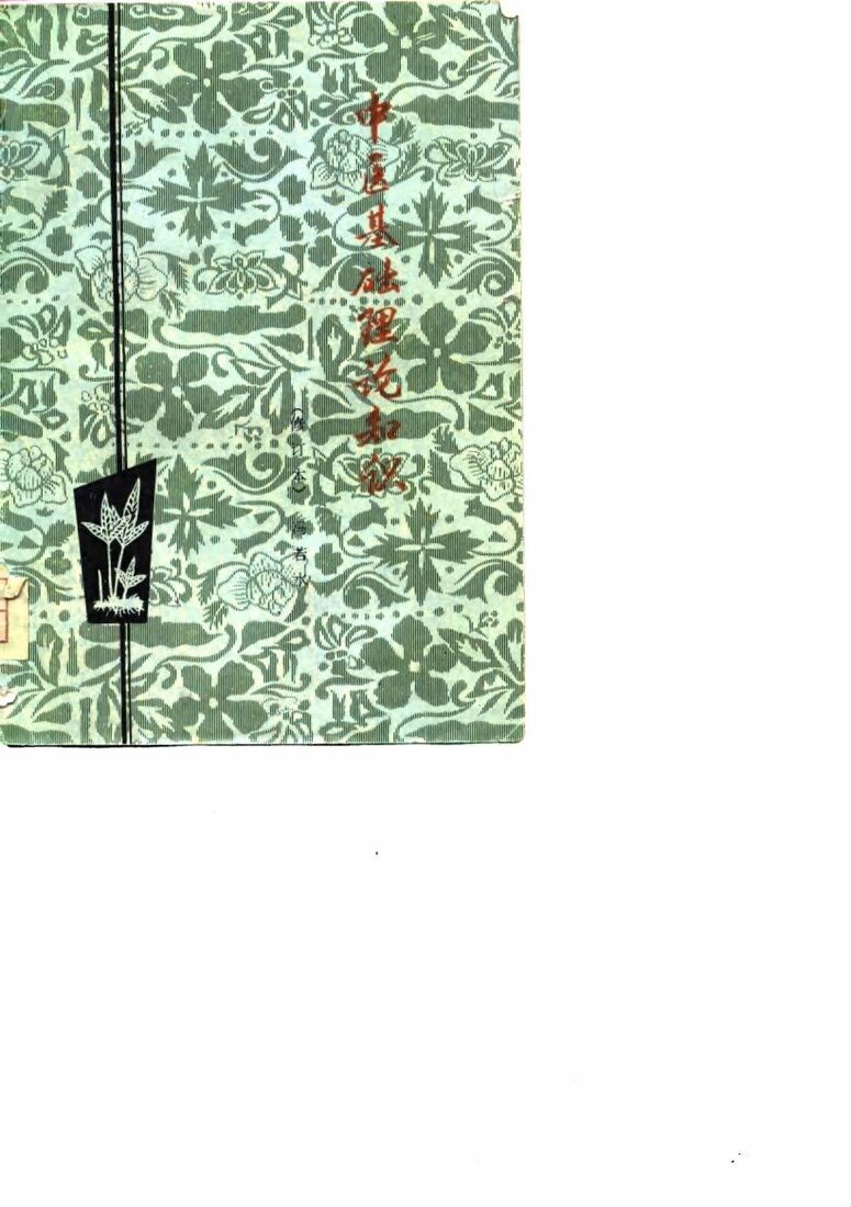 中医基础理论知识 封面