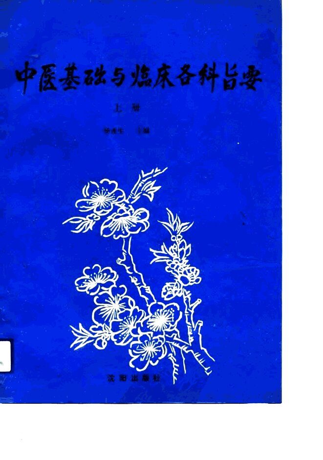 中医基础与临床各科旨要  上 封面