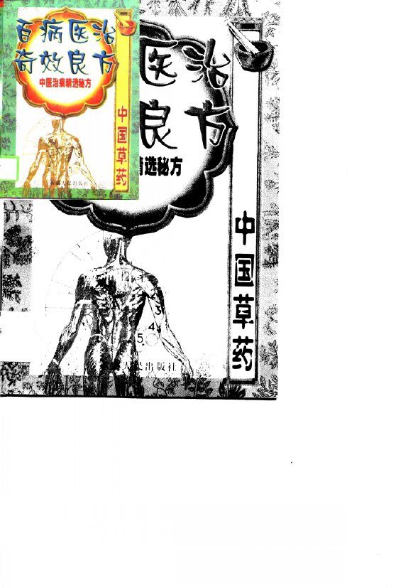 百病医治奇效良方  中医治病精选秘方  下 封面