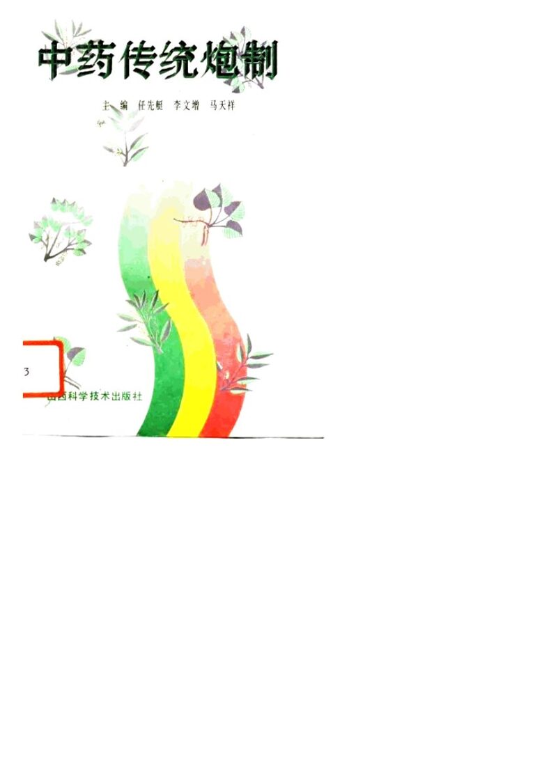 中药传统炮制 封面