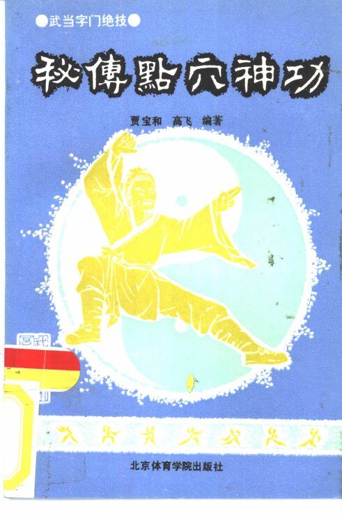 秘传点穴神功  武当字门绝技 封面