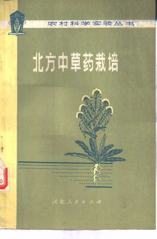 北方中草药栽培 封面