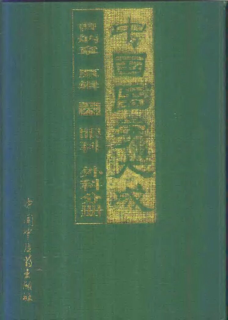 中国医学大成  6  眼科  外科分册 封面