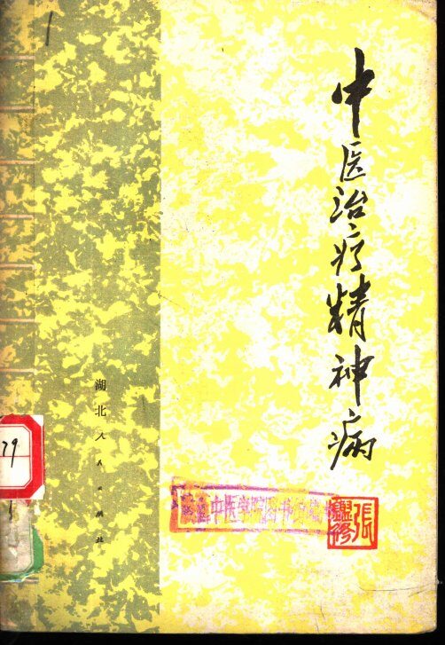 中医治疗精神病 封面