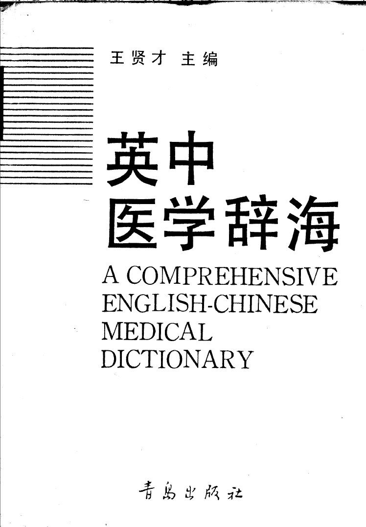 英中医学辞海 封面