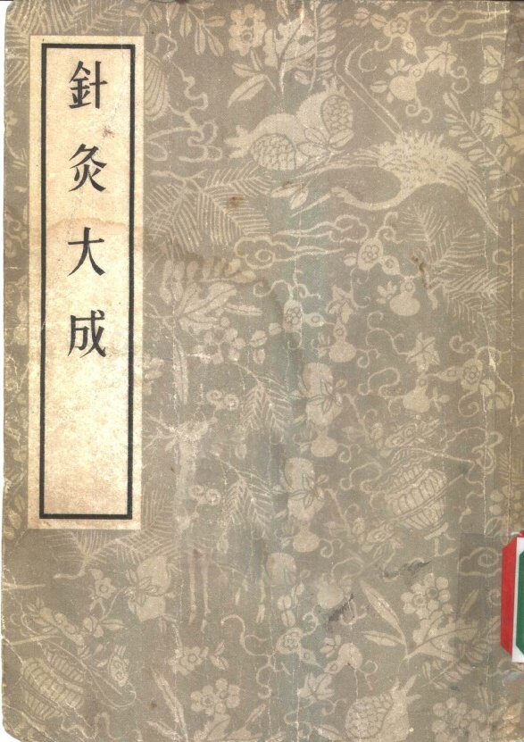 针灸大成  10卷 封面