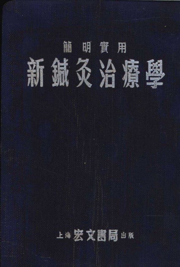 新针灸治疗学 封面