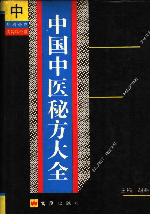 中国中医秘方大全  中 封面